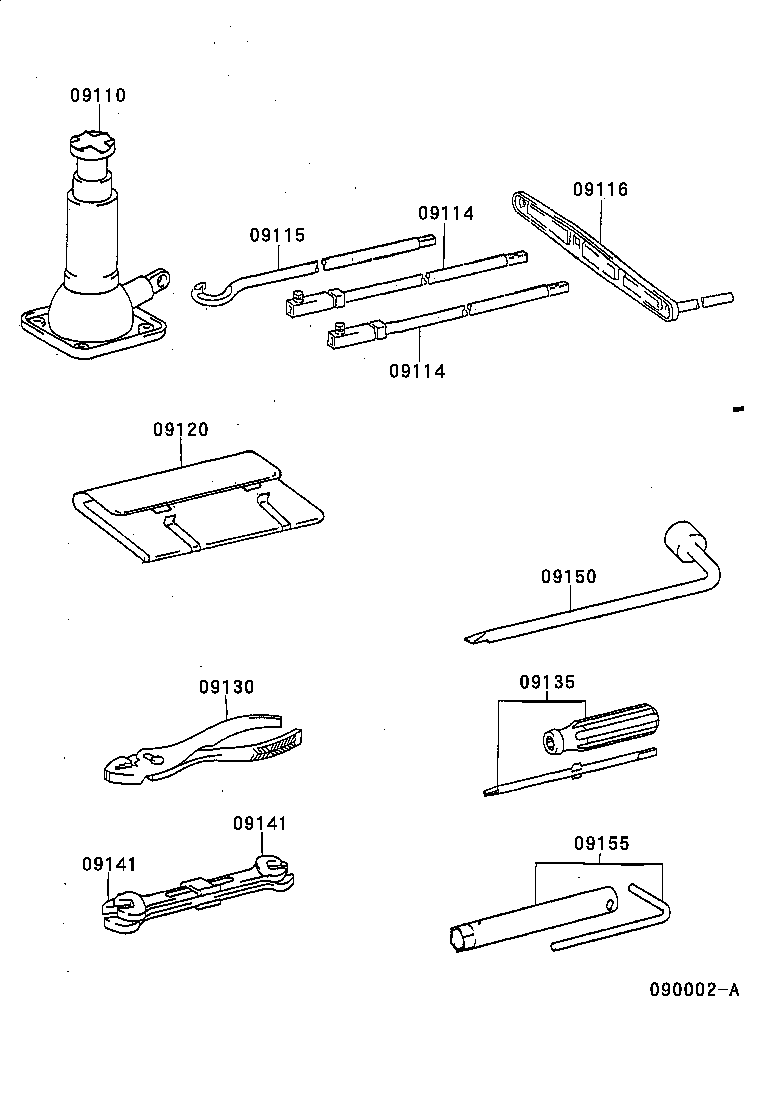 09110-60120 JACK ASSY product image