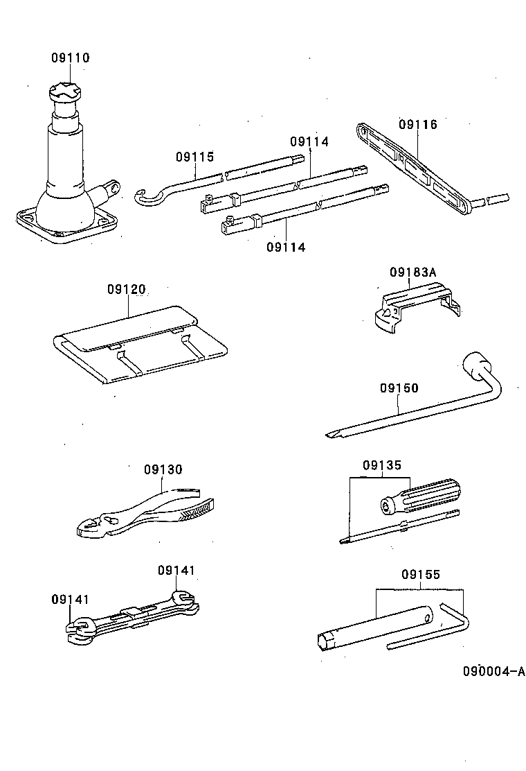 09110-60080 JACK ASSY product image
