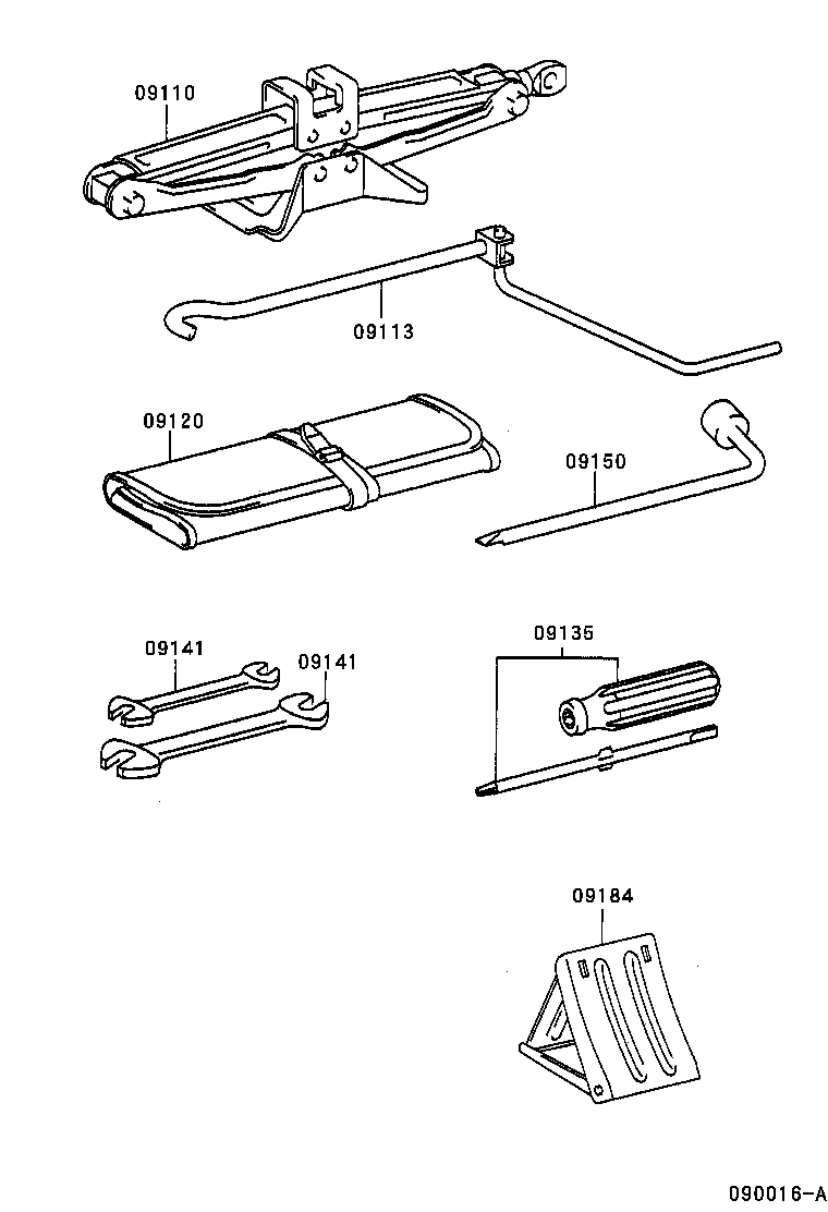 09111-44010 JACK ASSY product image