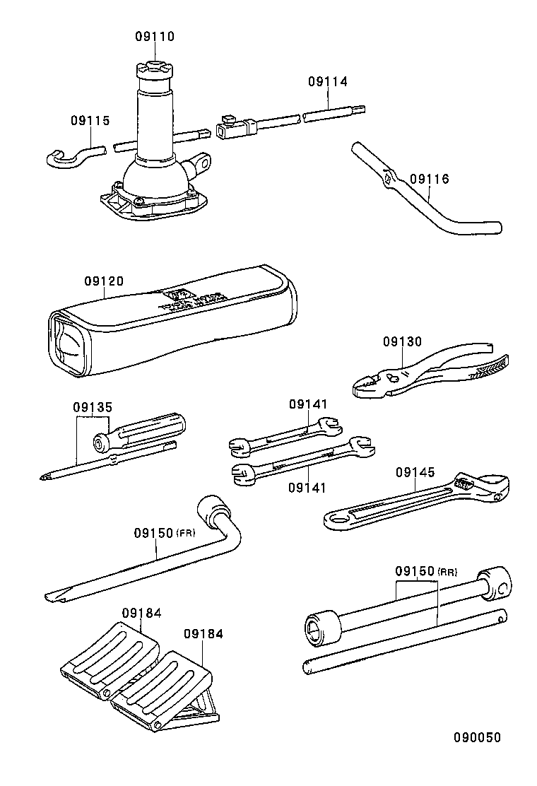 09110-25090 JACK ASSY product image