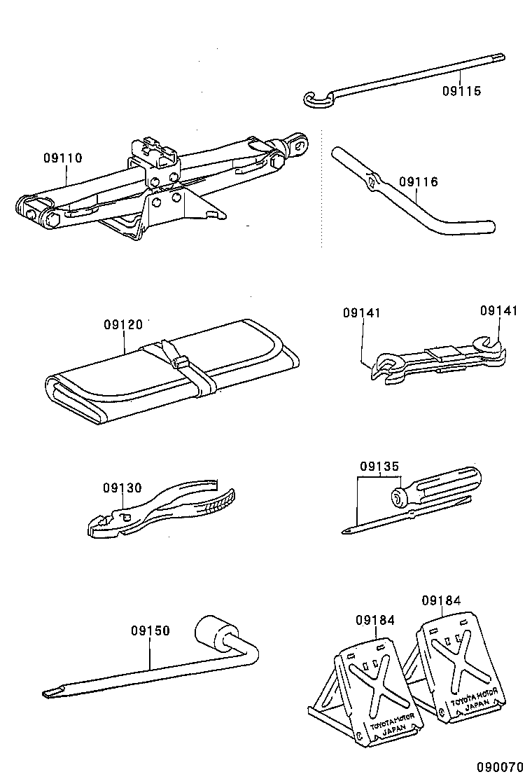 09111-26090 JACK ASSY product image