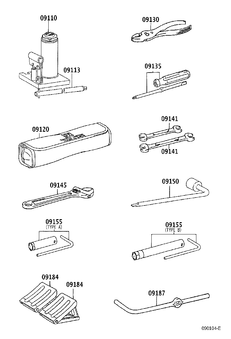 09111-37240 JACK ASSY product image