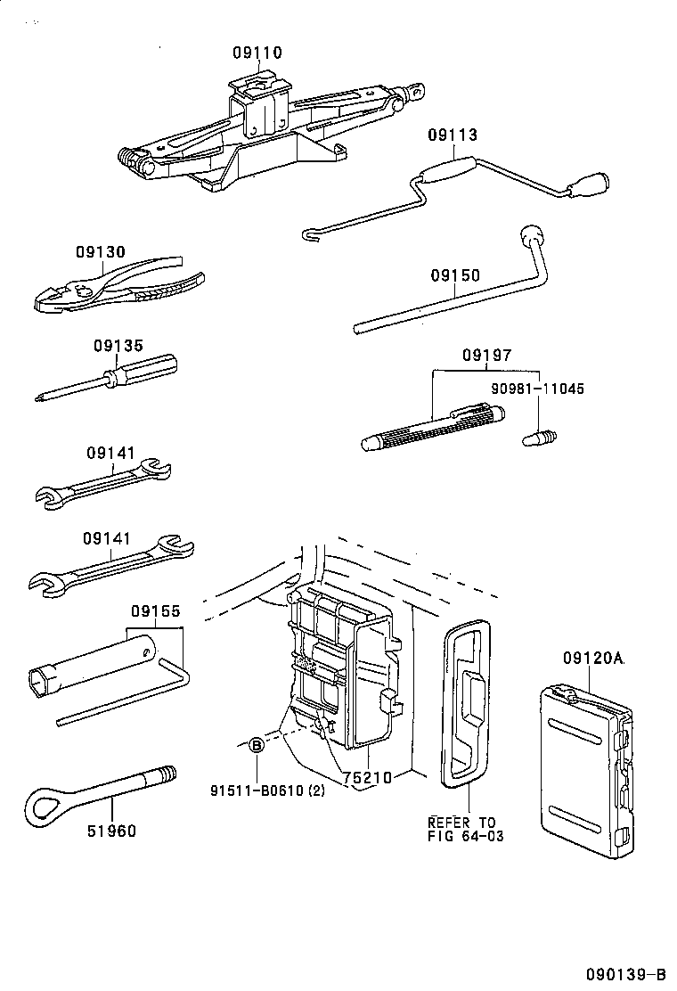 51961-48030 HOOK ASSY, FRONT product image