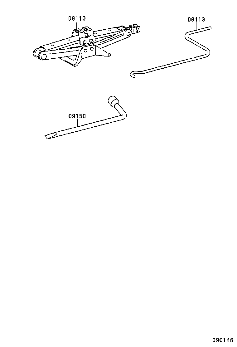 09111-0D010 JACK ASSY product image