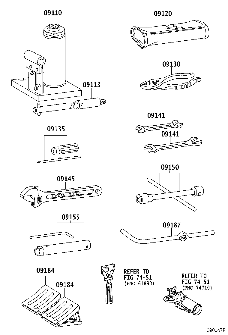09111-36330 JACK ASSY product image
