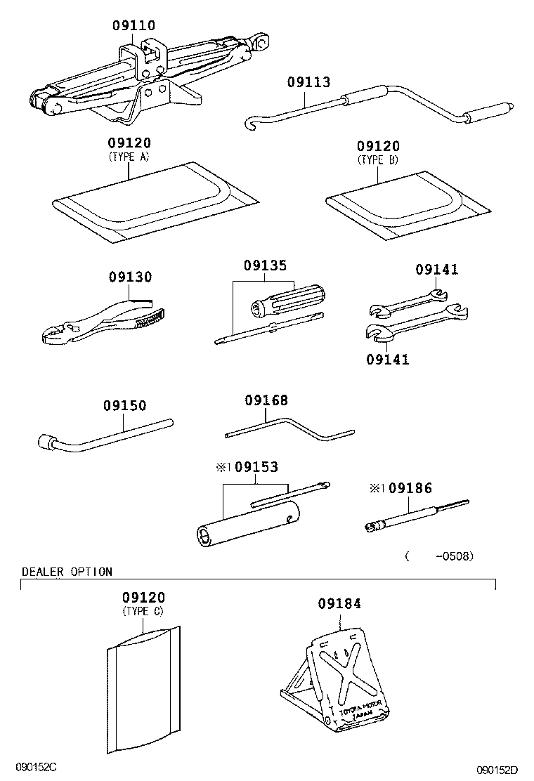 09111-30140 JACK ASSY product image