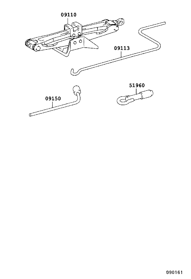 51960-06020 HOOK ASSY, FRONT product image