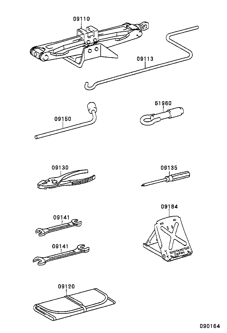 51960-06040 HOOK ASSY, FRONT product image