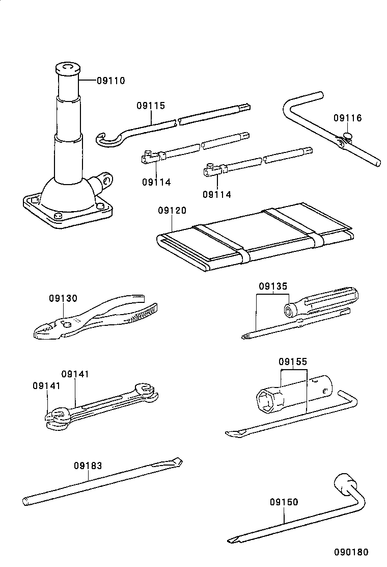 09120-60190 BAG, TOOL product image