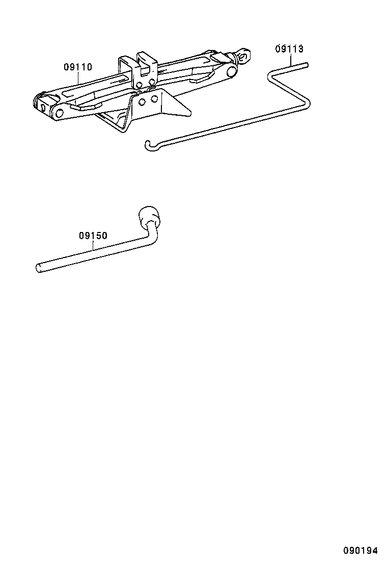 09111-05030 JACK ASSY product image