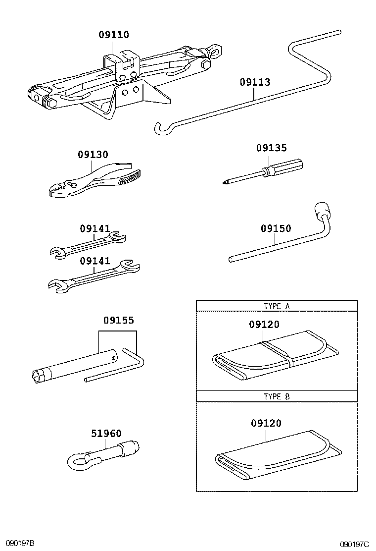 09120-52040 BAG, TOOL product image