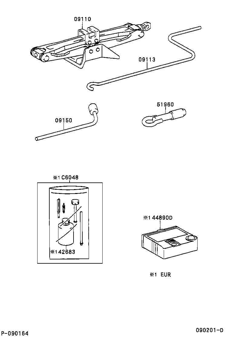 09113-52030 HANDLE, JACK product image