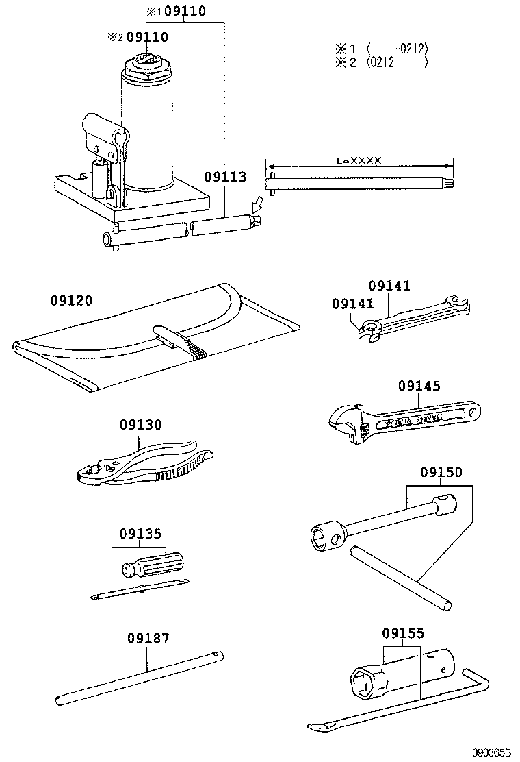 09110-37090 JACK ASSY product image