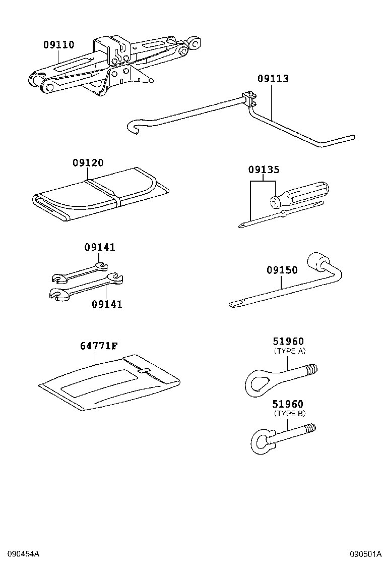 09110-28210 JACK ASSY product image