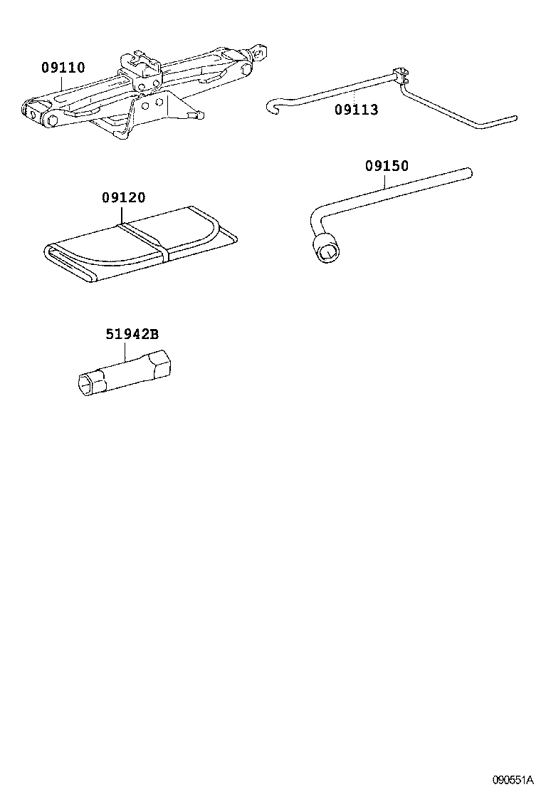 09111-06160 JACK ASSY product image
