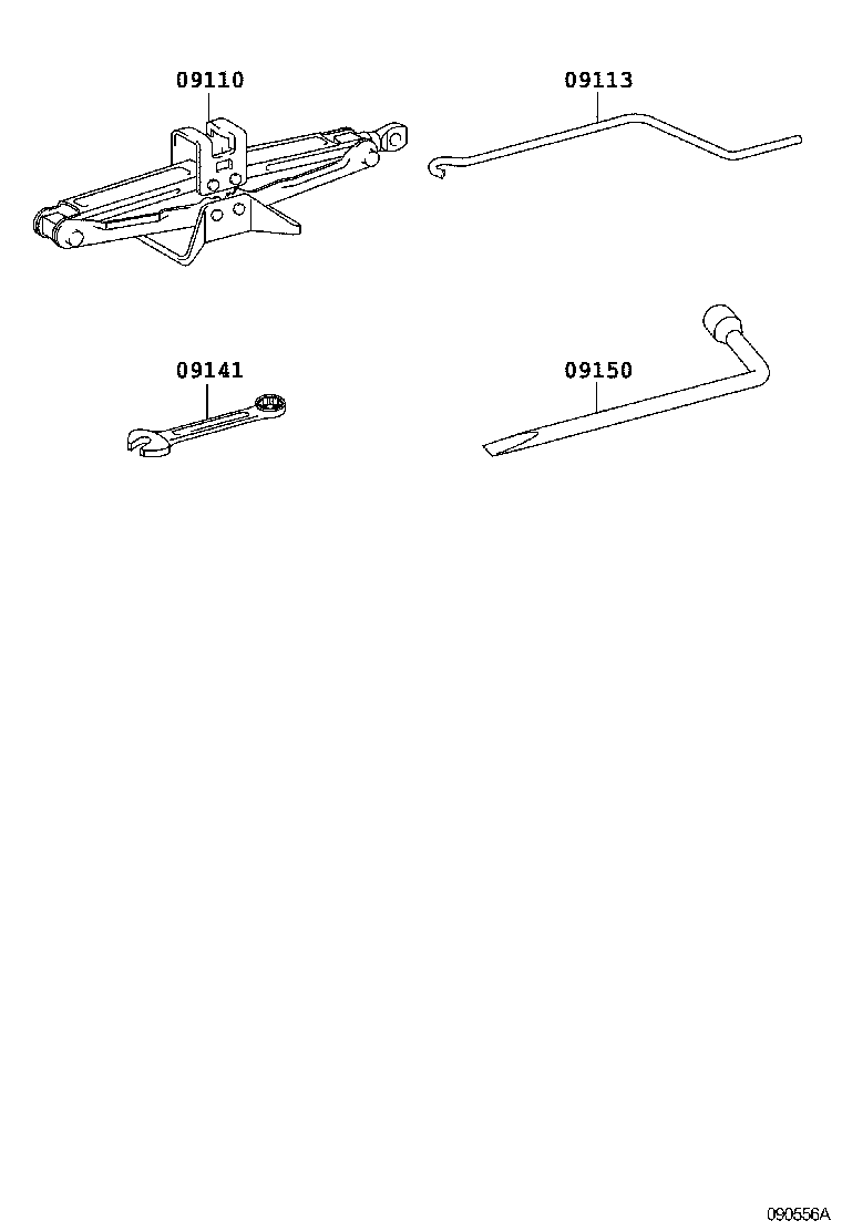 Toyota 09100-D1040 SPANNER