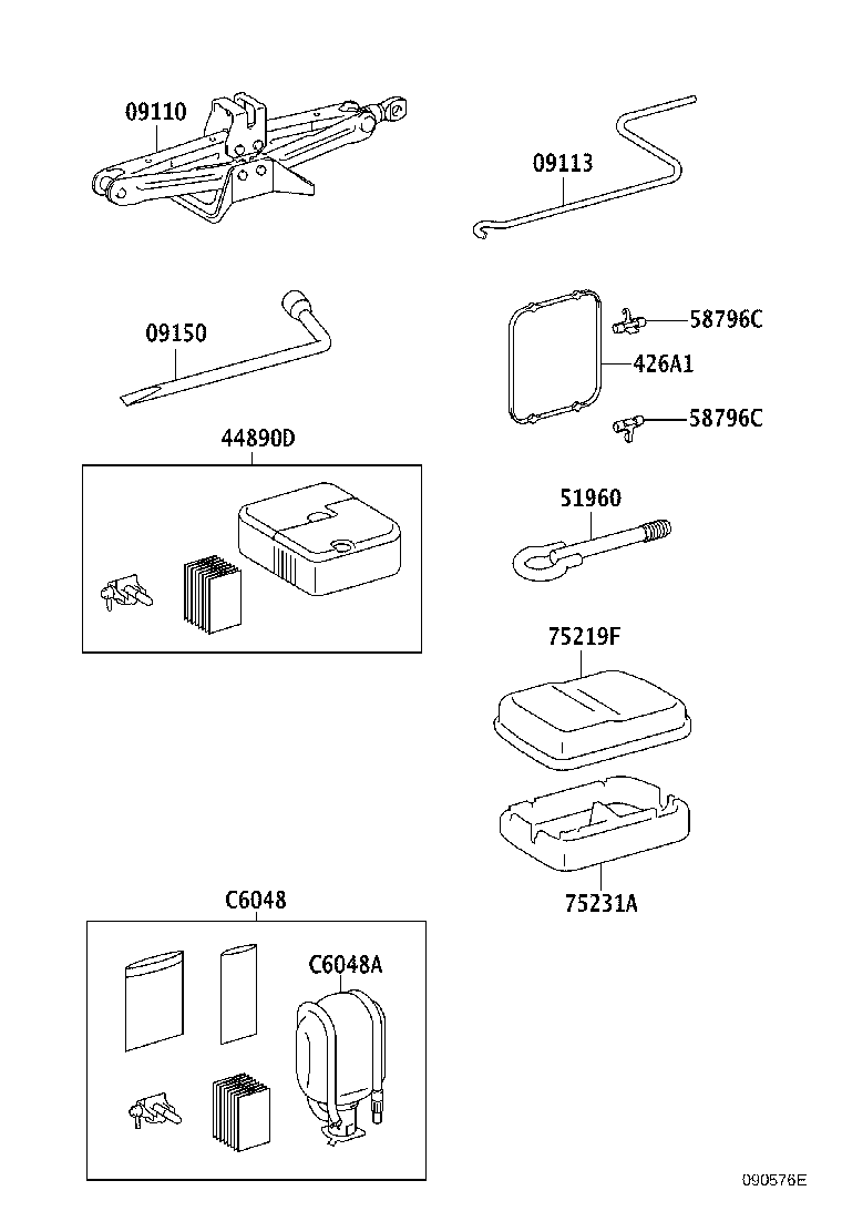 426A1-52010 BAND, TIRE REPAIR KIT product image