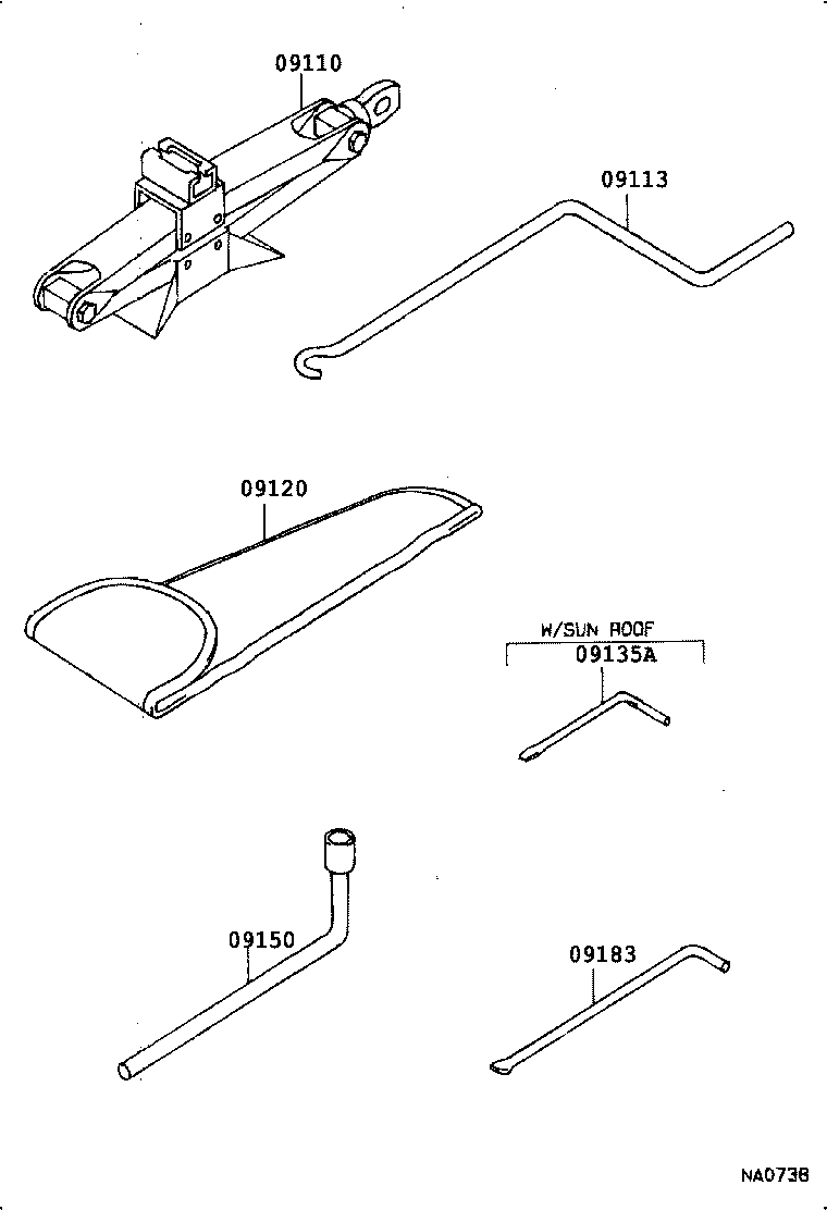 09111-03010 JACK ASSY product image