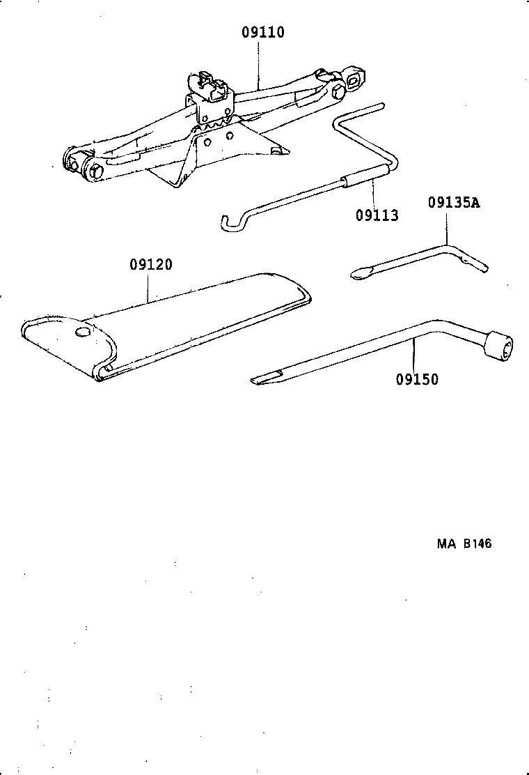 09113-03010 HANDLE, JACK product image