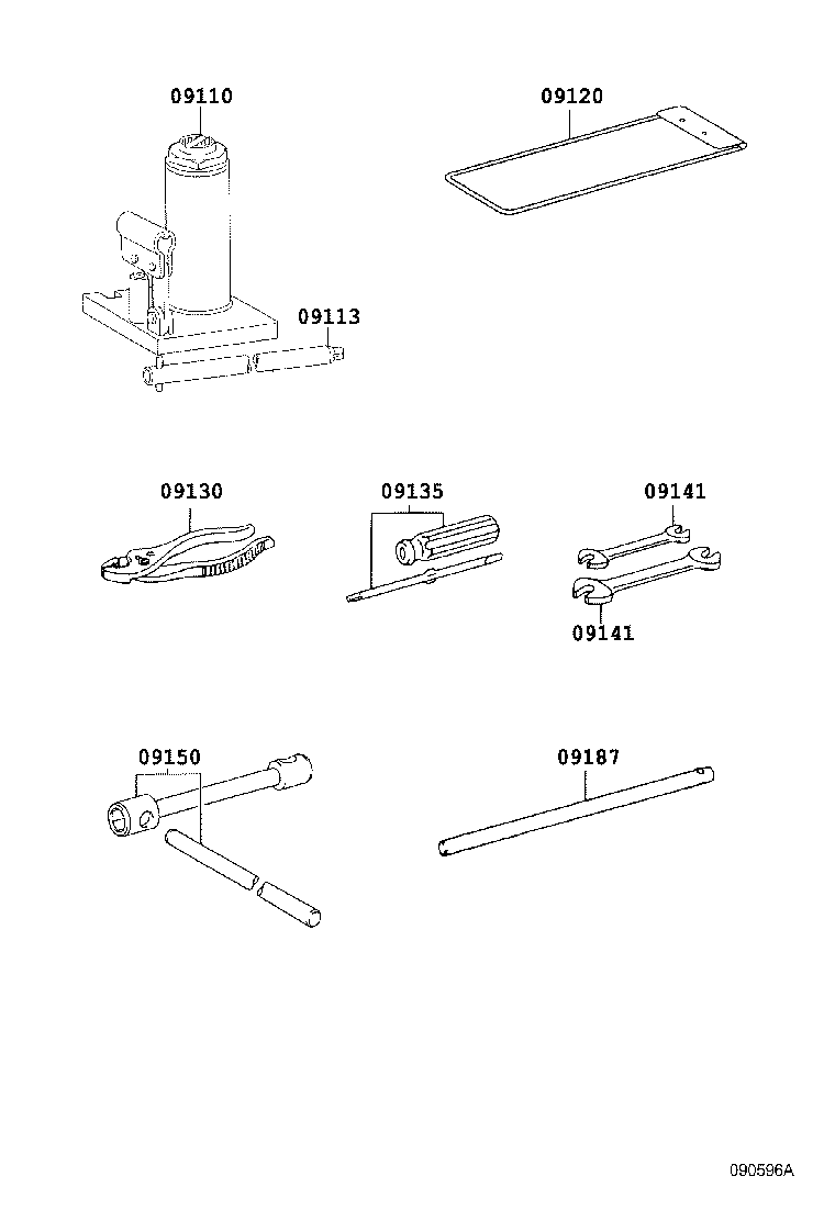 09111-37283 JACK ASSY product image