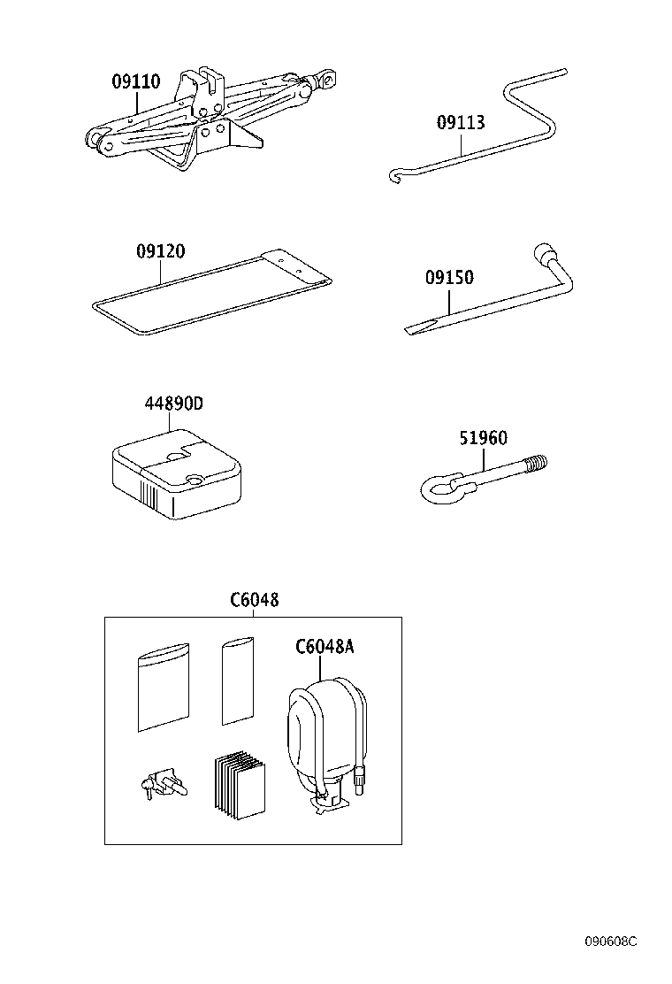 C6048-02010 SEALANT, REPAIR TIRE product image