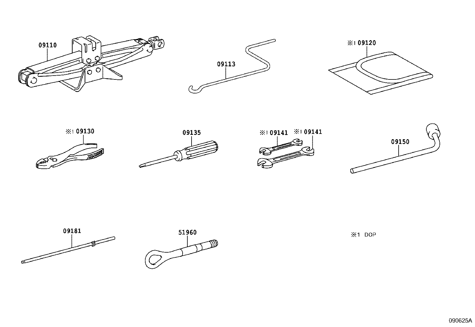 09113-30050 HANDLE, JACK product image