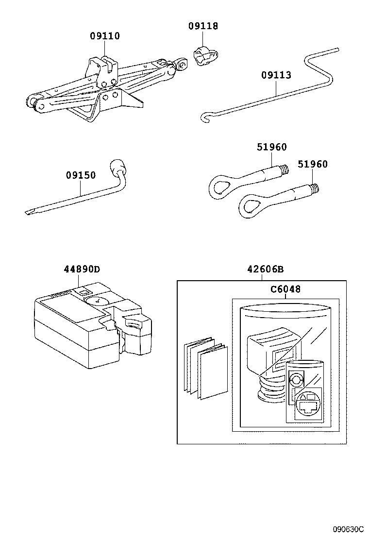 09110-47090 JACK ASSY product image