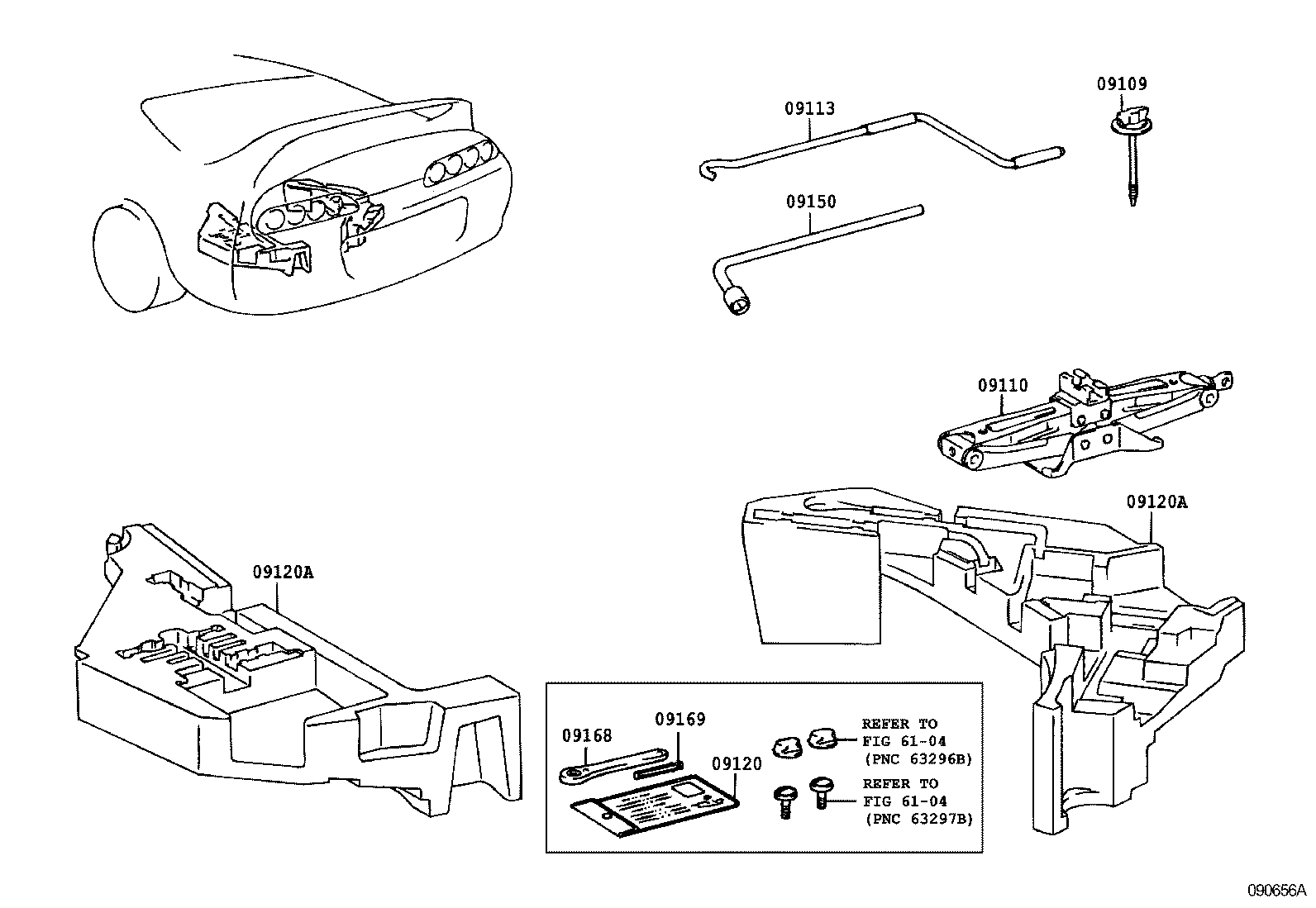 Toyota 09113-14030 HANDLE, JACK