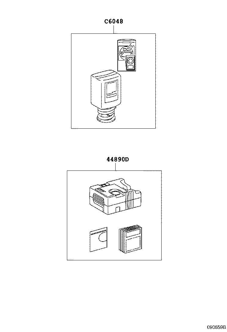 Toyota 44890-42020 COMPRESSOR ASSY, AIR