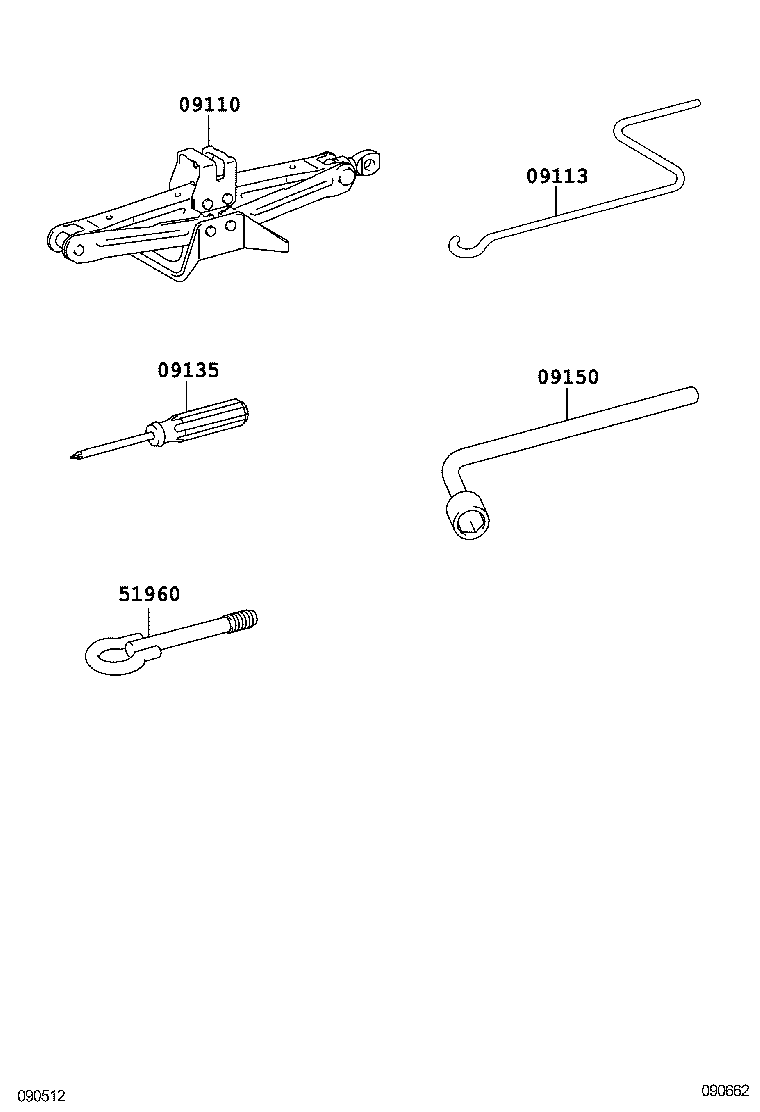 09111-06151 JACK ASSY product image