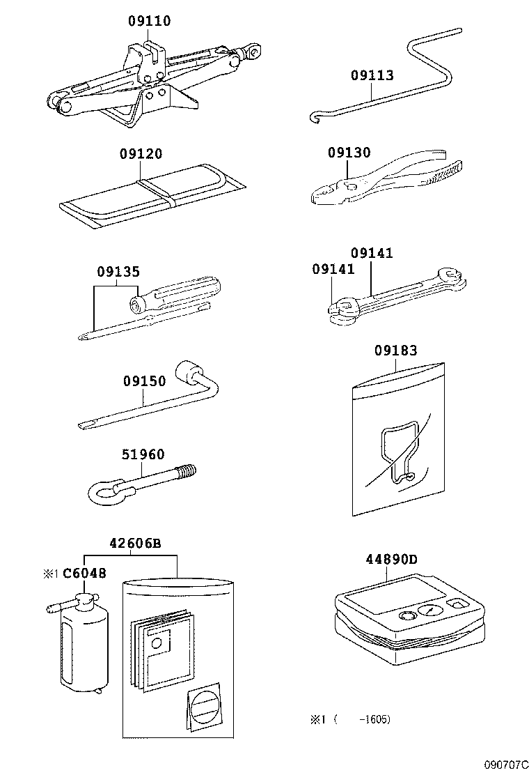 09120-02130 BAG, TOOL product image