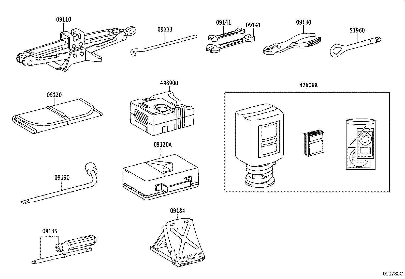 C6048-42020 REPAIR SET, TIRE product image