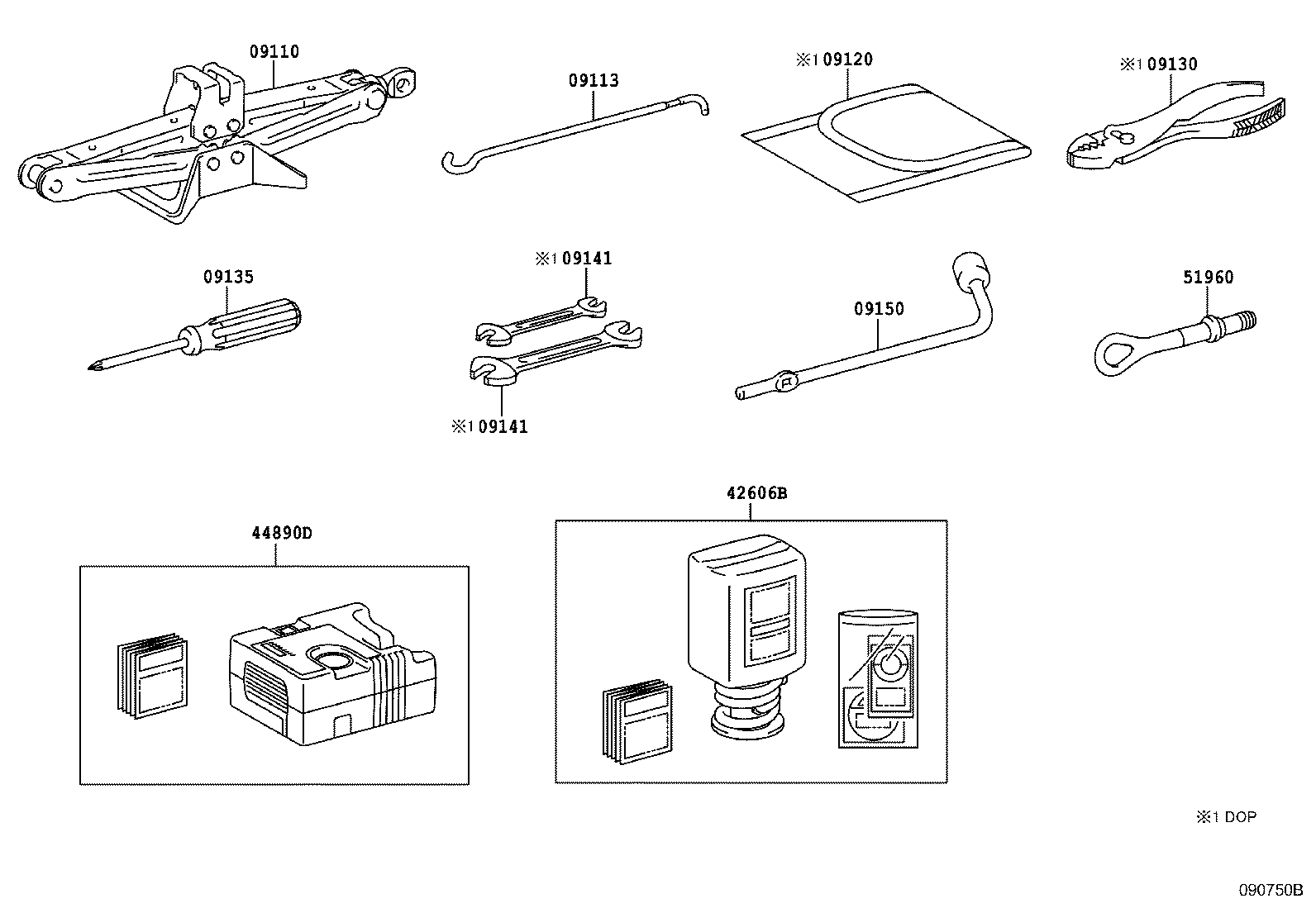 51961-78020 HOOK ASSY, FRONT product image