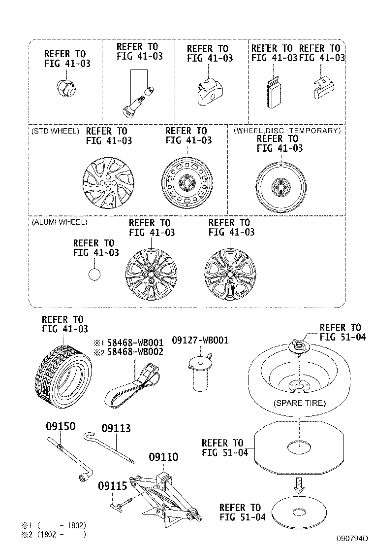 Toyota 09120-WB003 BAG, TOOL