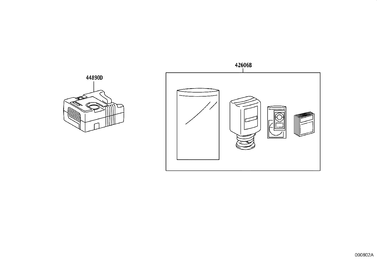 Toyota 44890-50020 COMPRESSOR ASSY, AIR