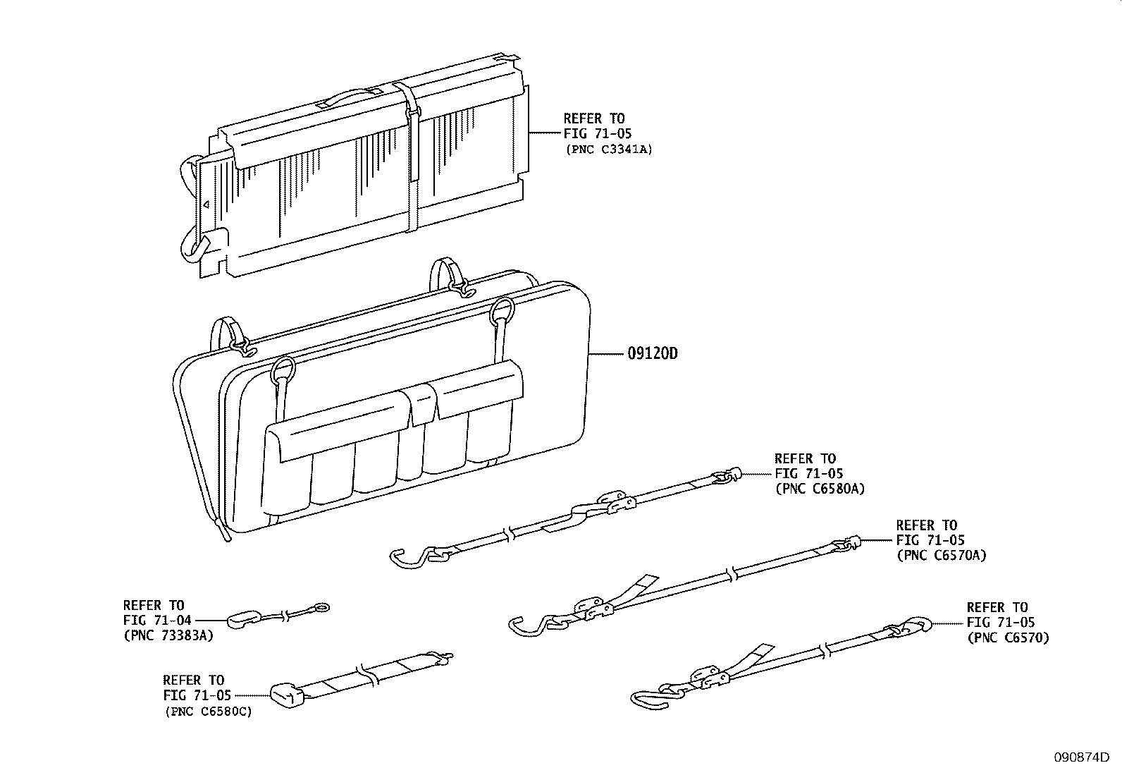 09120-15050 BAG,TOOL, NO.2 product image