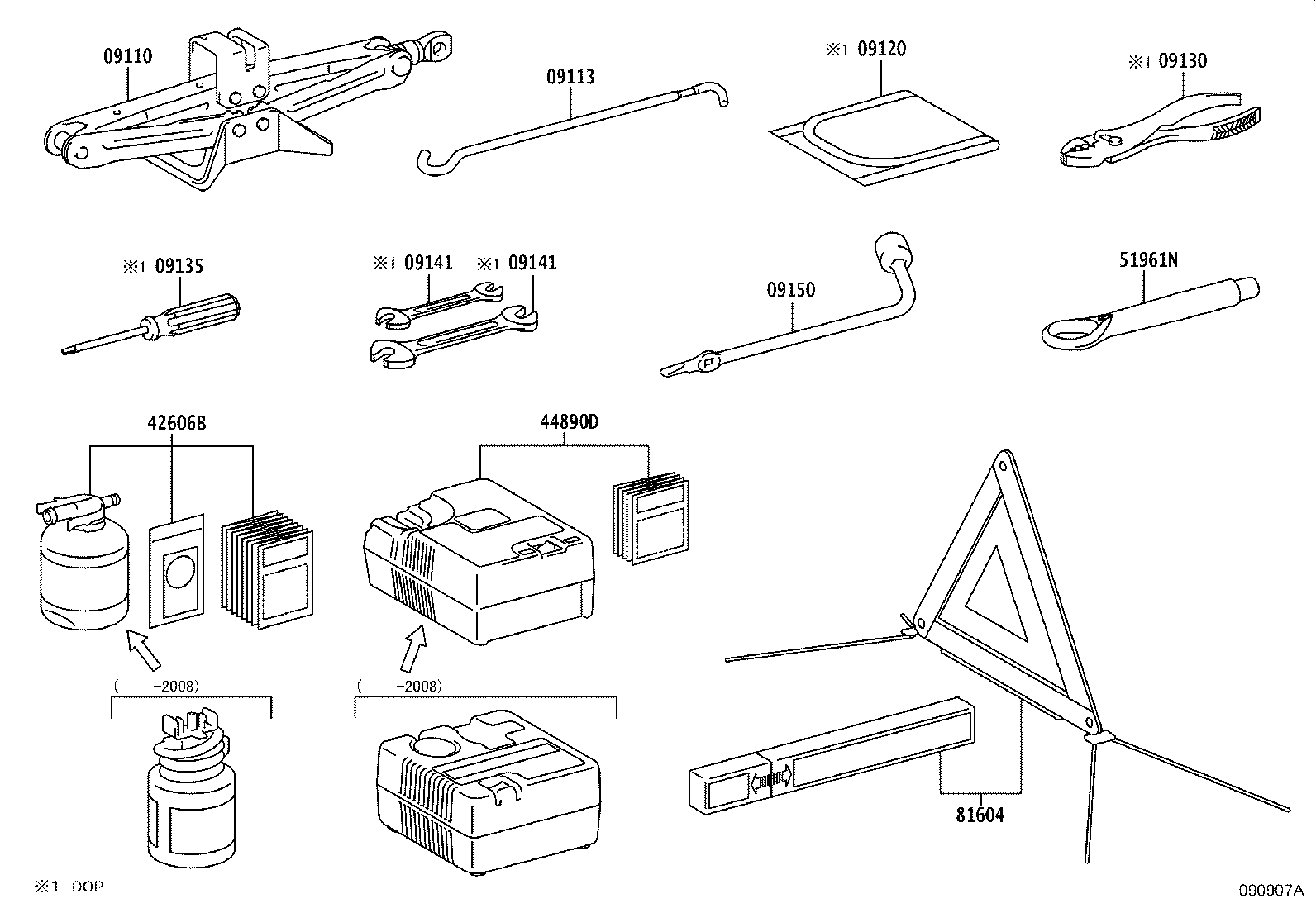 09110-33070 JACK ASSY product image