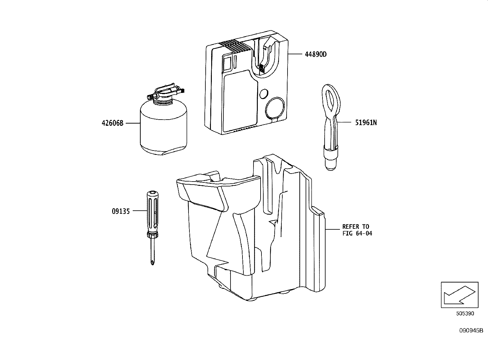 Toyota 42606-WAA02 REPAIR KIT, TUBELESS TIRE