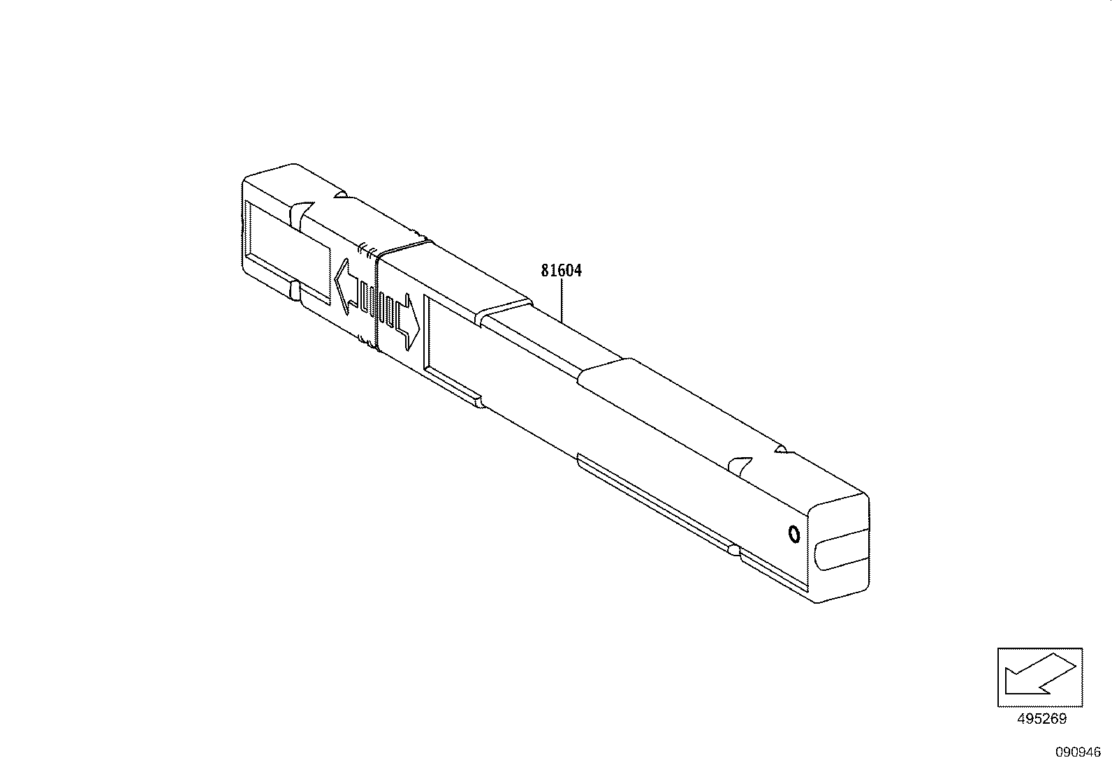 90118-WA767 HOOK, TRANSPORT product image