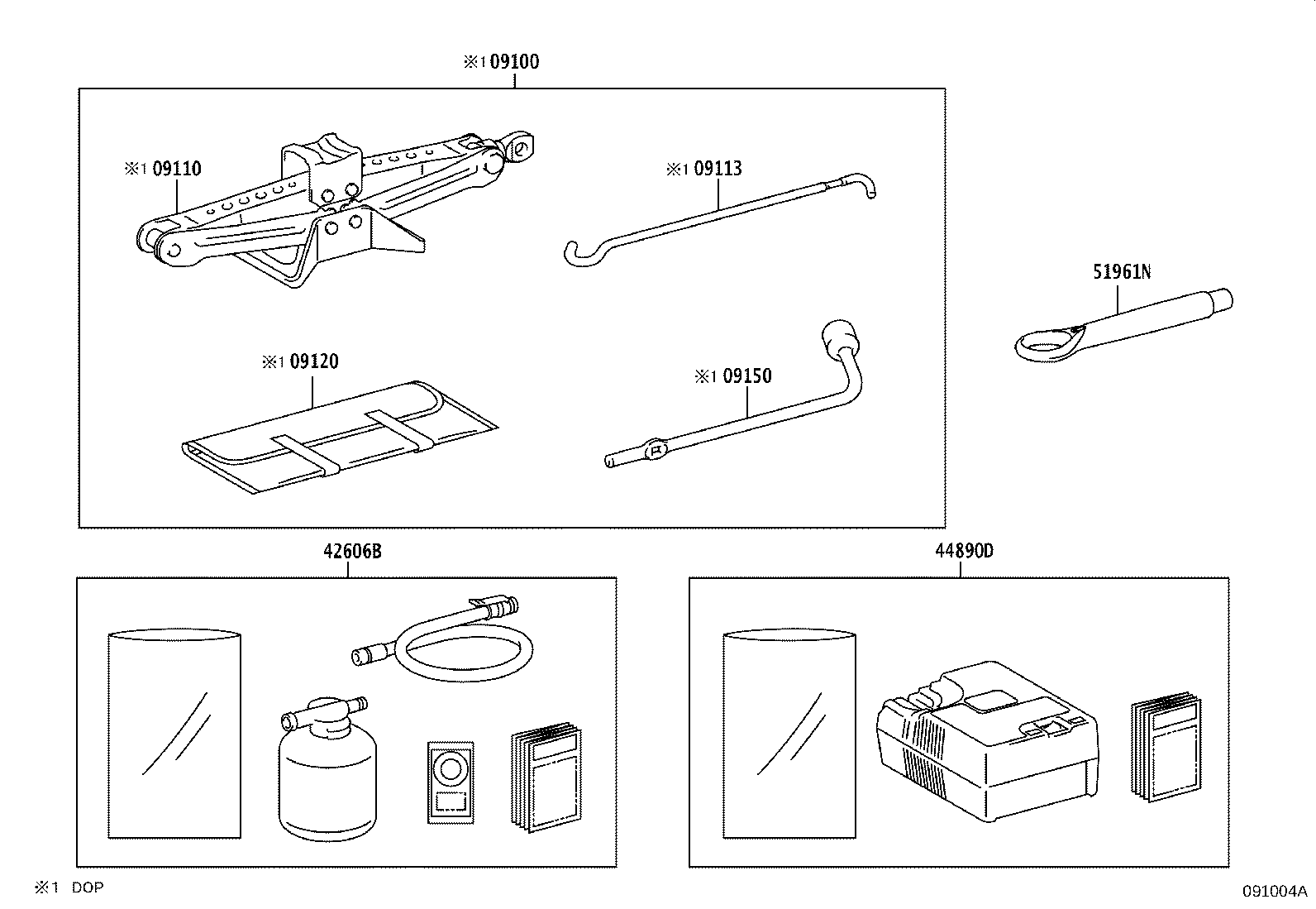 Toyota 09100-76010 Genuine Toyota Part