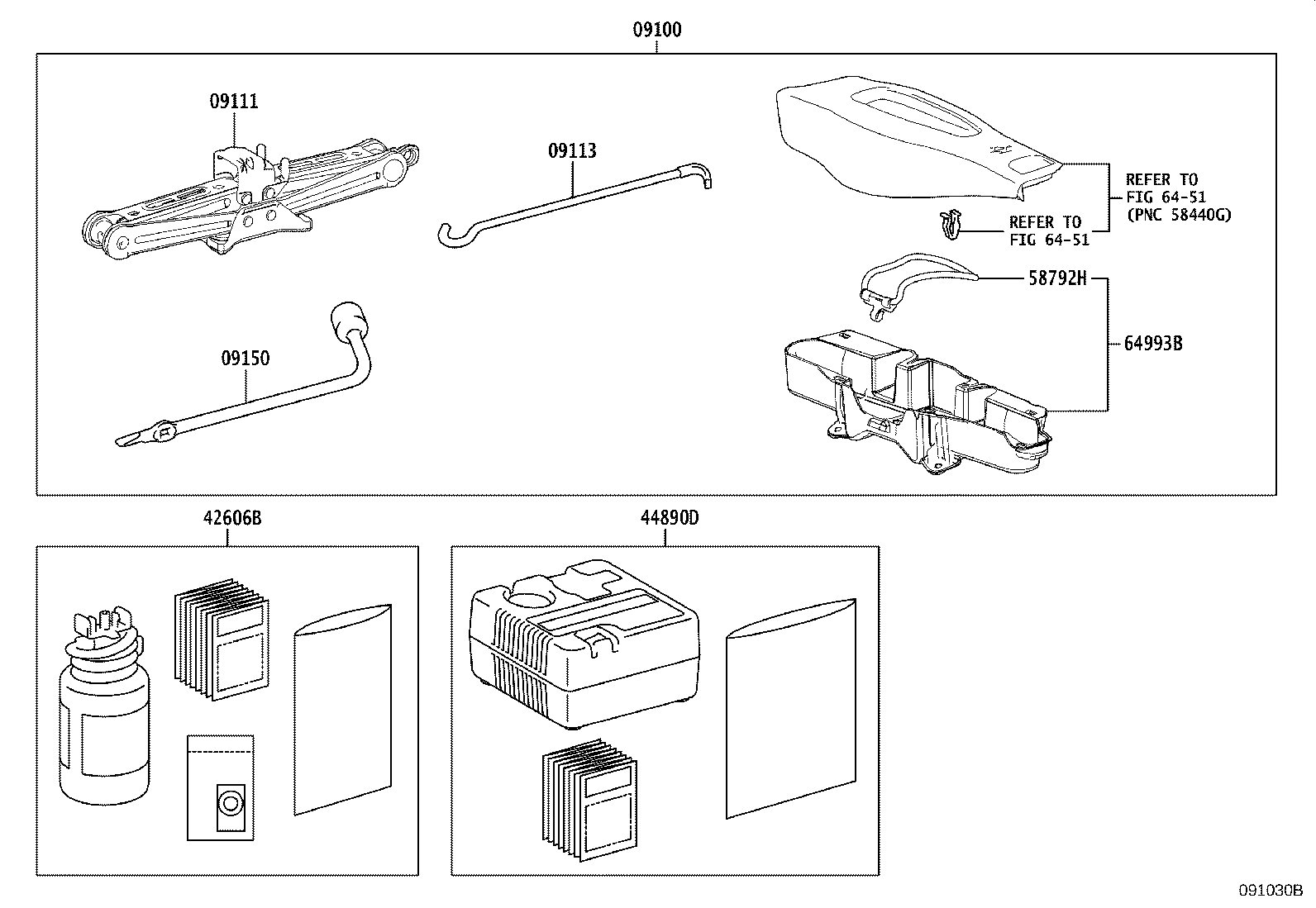Toyota 42606-45020 REPAIR KIT, TUBELESS TIRE