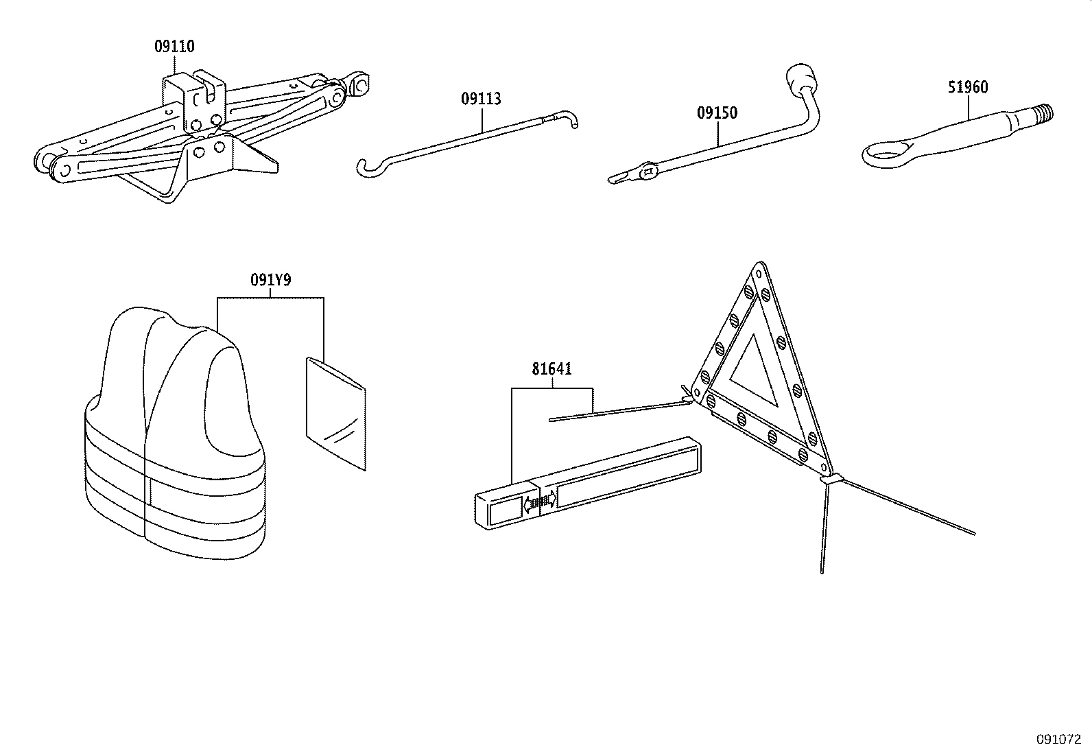 51961-0E140 HOOK ASSY, FRONT product image