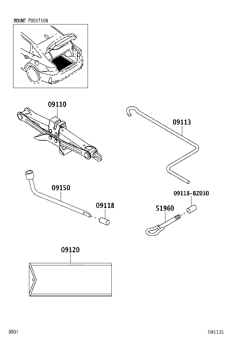 44890-BZ050 COMPRESSOR ASSY, AIR product image