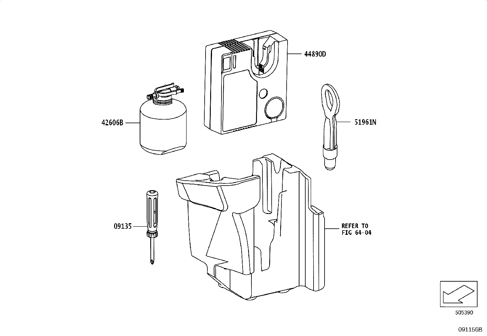 Toyota 42606-WAA01 REPAIR KIT, TUBELESS TIRE
