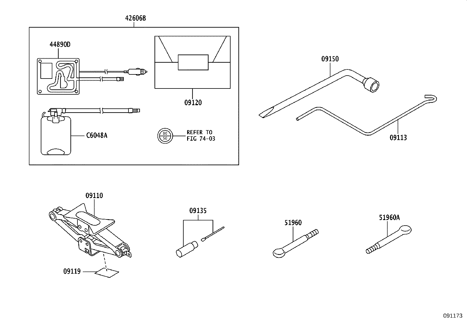 09113-18010 HANDLE, JACK product image