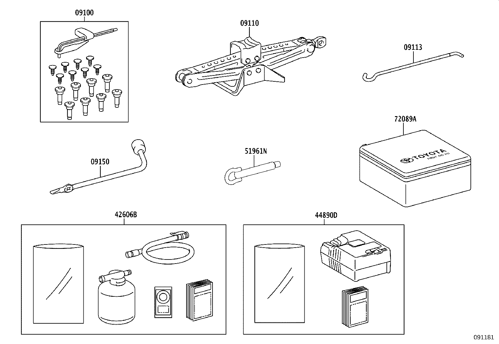 09100-YY030 Toyota Reference Part product image