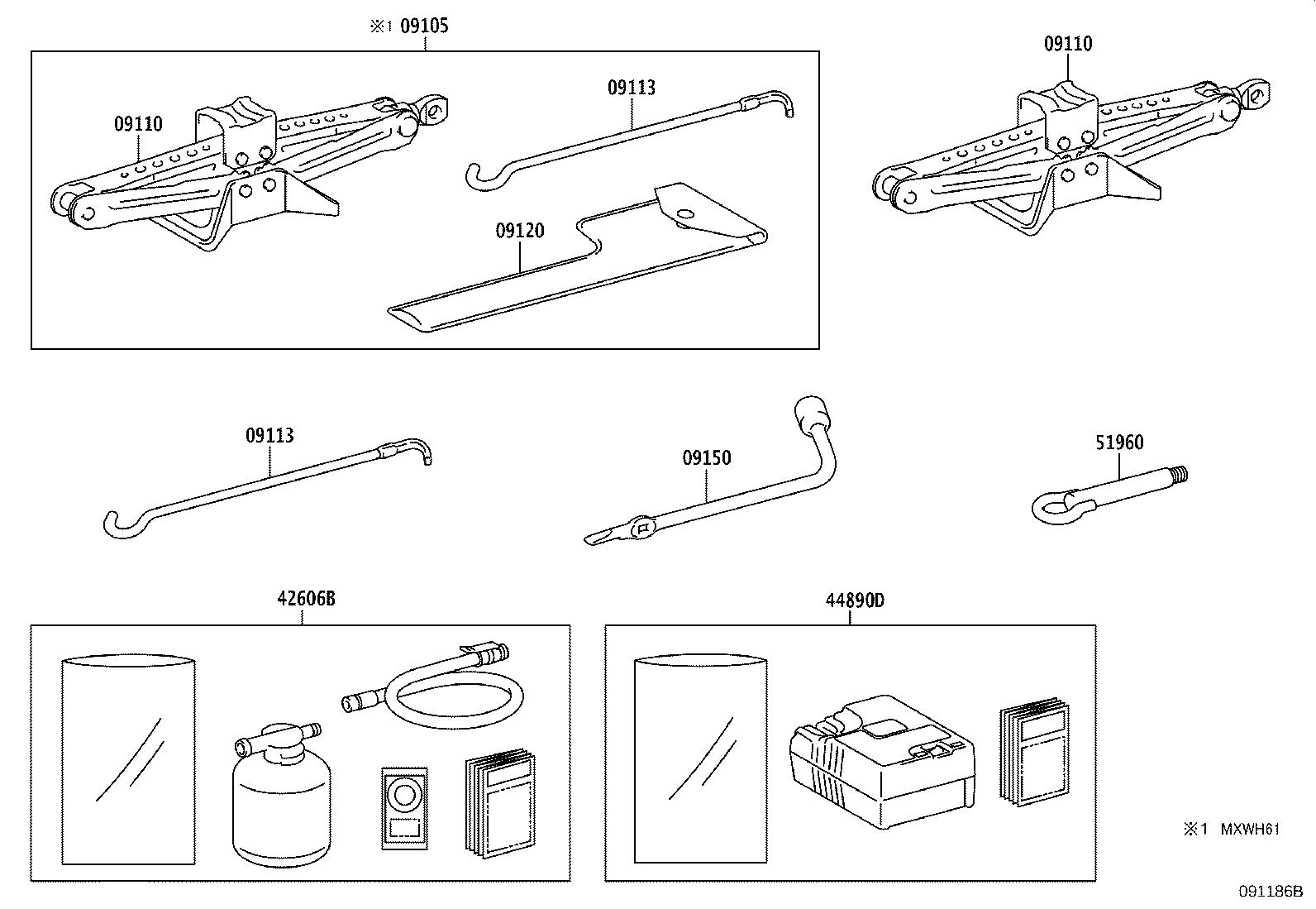 09120-76010 BAG, TOOL product image