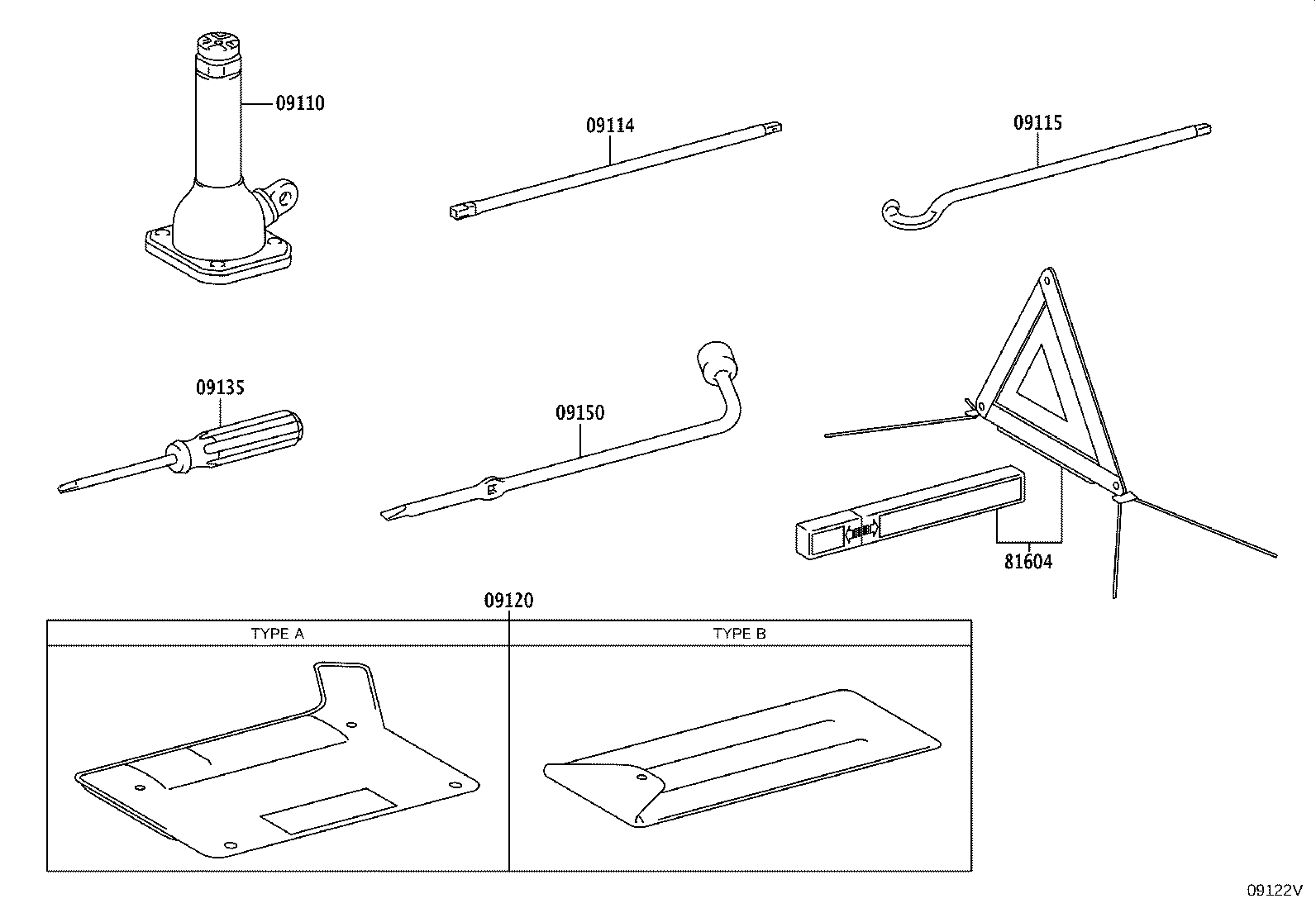 09120-60280 BAG, TOOL product image