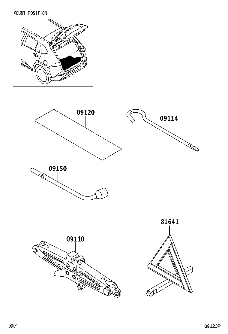 09151-BZ050 WRENCH, HUB NUT BOX product image