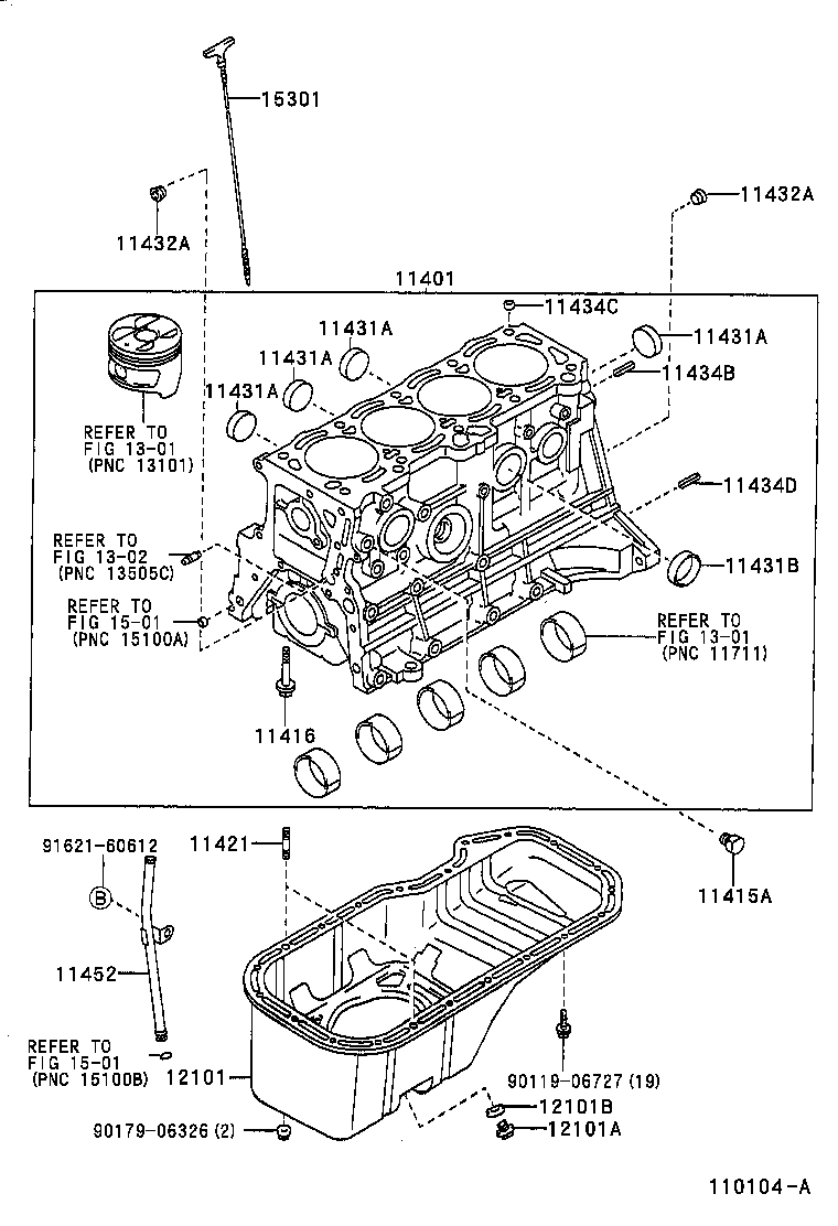 12101-02040 PAN SUB-ASSY, OIL product image